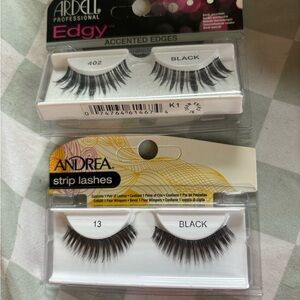 Ardell and Andrea Black False Eyelashes